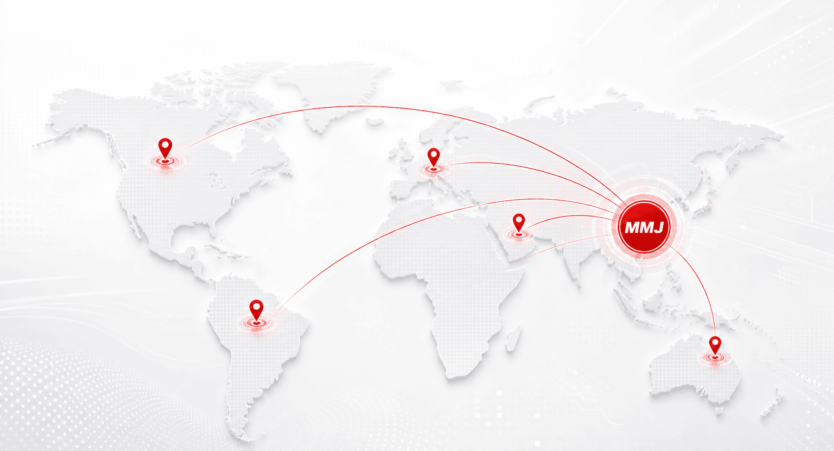 MMJ global partnership map